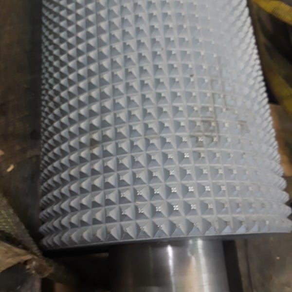 Striking textured surface of a precision CNC-machined steel part
