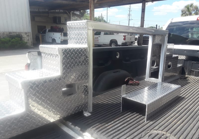 Elaborate stainless rotating drum with internal grates - process equipment — A&K Machine & Fabrication, Jacksonville FL