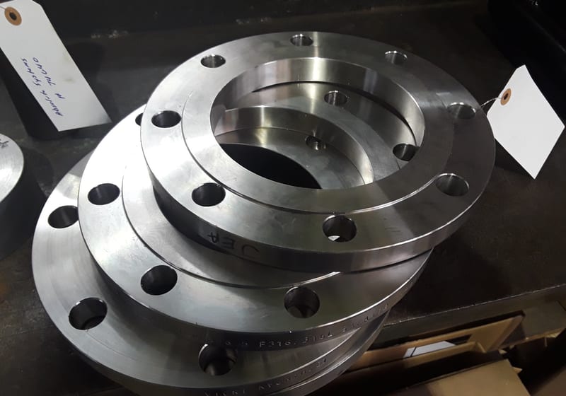 Large machined flange ring - heavy turn work — A&K Machine & Fabrication, Jacksonville FL