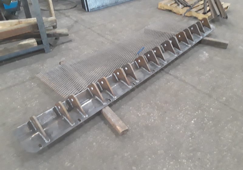 Long fabricated channel with welded brackets — A&K Machine & Fabrication, Jacksonville FL